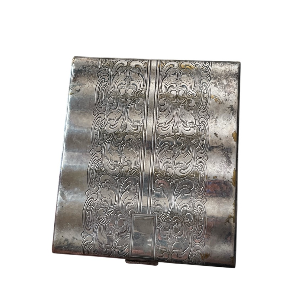 Vintage Silver Plated Cigarette Case